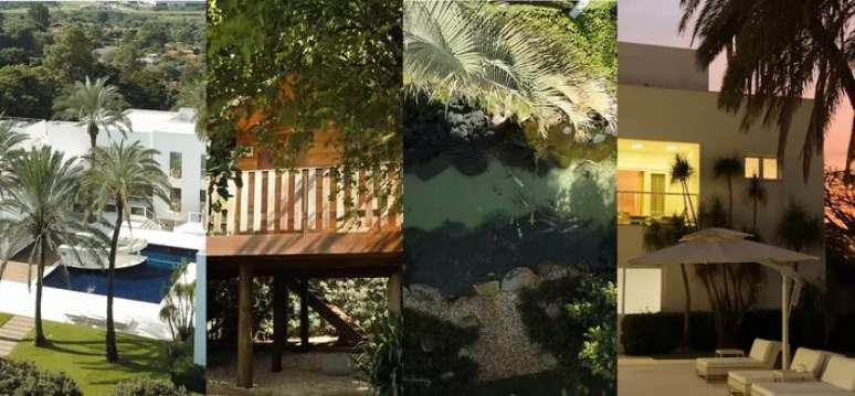 &Aacute;reas externas da mans&atilde;o de Ana Hickmann que est&aacute; a venda.