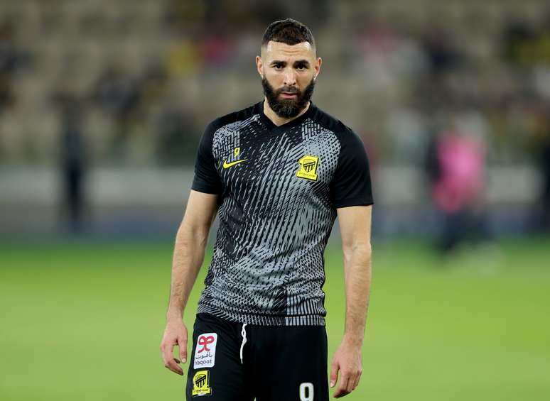 Benzema, jogador do Al-Ittihad (Photo by Yasser Bakhsh/Getty Images)