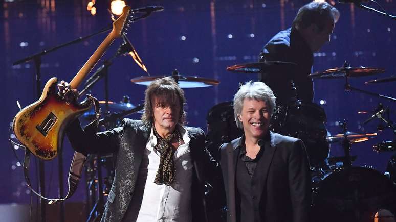 Jon Bon Jovi e Richie Sambora em 2018