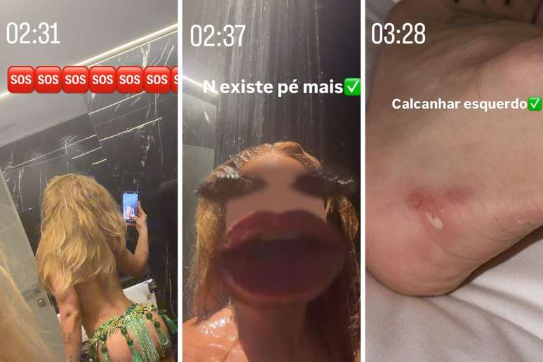 Virginia mostra bastidores ap&oacute;s ensaio