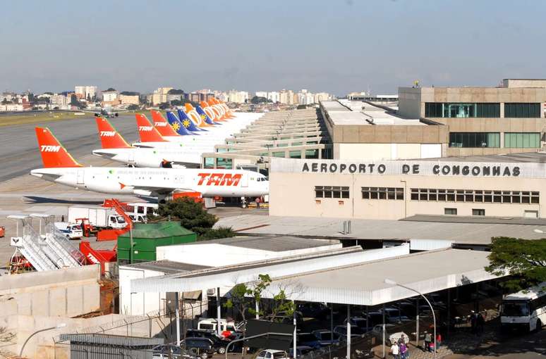 Aeroporto de Congonhas, em S&atilde;o Paulo 