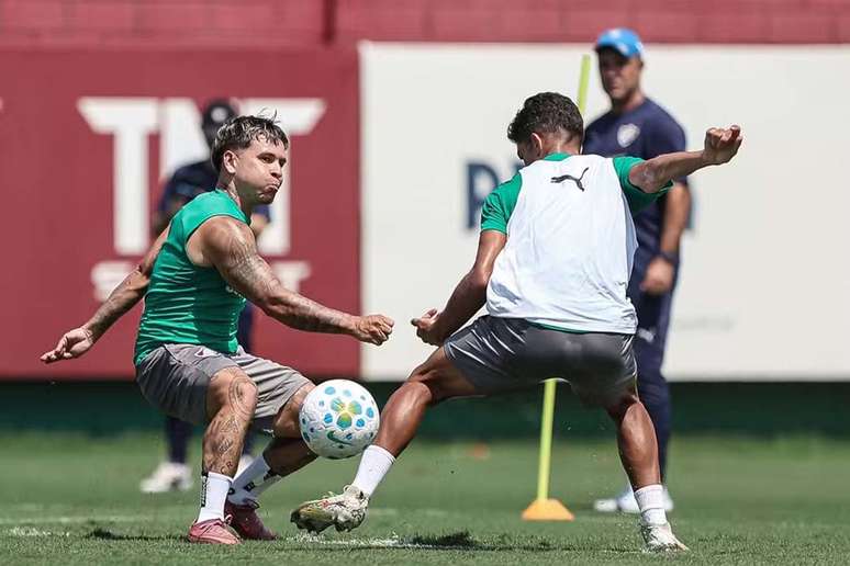 Soteldo treina forte para enfrentar o Bahia &ndash;