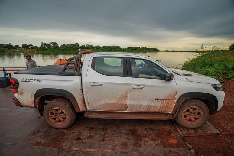 Ram Dakota em expedi&ccedil;&atilde;o no Pantanal