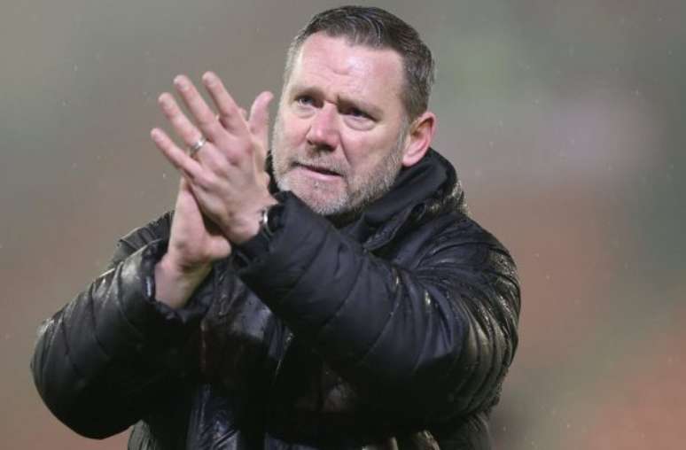 Reprodu&ccedil;&atilde;o - Legenda: Kevin Nolan, t&eacute;cnico do Northampton Town, da Inglaterra