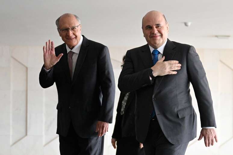 Alckmin recebeu o premiê russo Mishustin