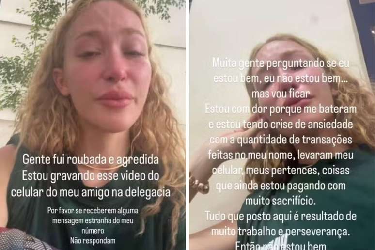 Gabrielle Gambine fala sobre suposto assalto