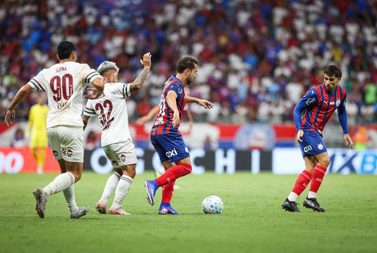 Bahia e Fluminense mediram for&ccedil;as na Fonte Nova, pela segunda rodada do Campeonato Brasileiro &ndash;