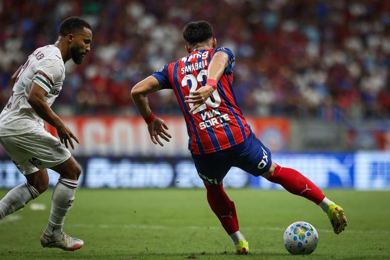 Mateo Sanabria contra o Fluminense 