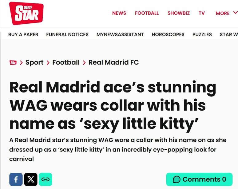 'Daily Star' classificou o ensaio de Virginia para o gshow como 'ousado' e a chamou de 'deslumbrante' &mdash;