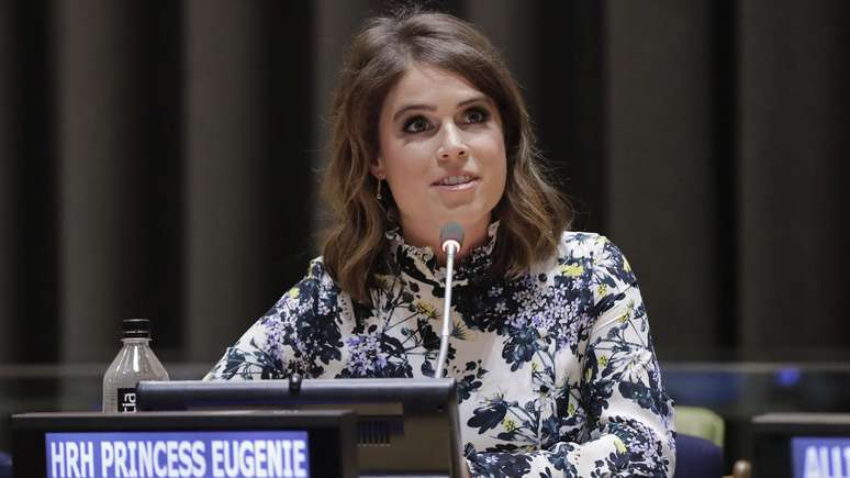 Em seu trabalho filantr&oacute;pico, a Princesa Eugenie discursou na ONU.
