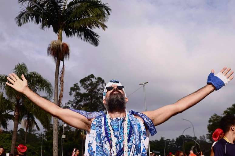 Cassiano Leonelli foi vestido de 'filho de Gandhi'
