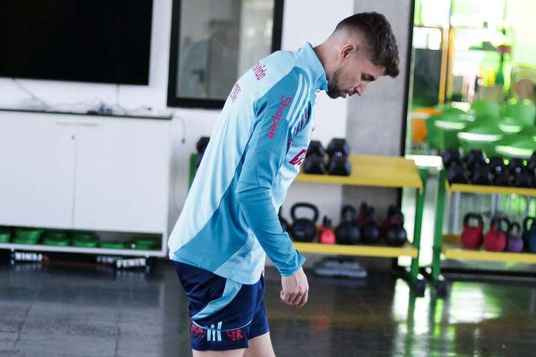 Jorginho vira baixa confirmada para encarar o Sampaio Corr&ecirc;a &ndash; Fotos: Gilvan de Souza/CRF