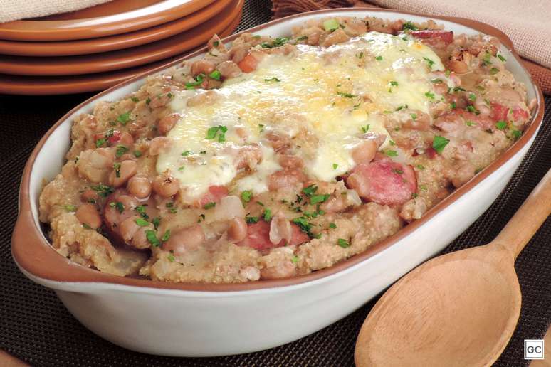 Feij&atilde;o gratinado &ndash; Foto: Guia da Cozinha
