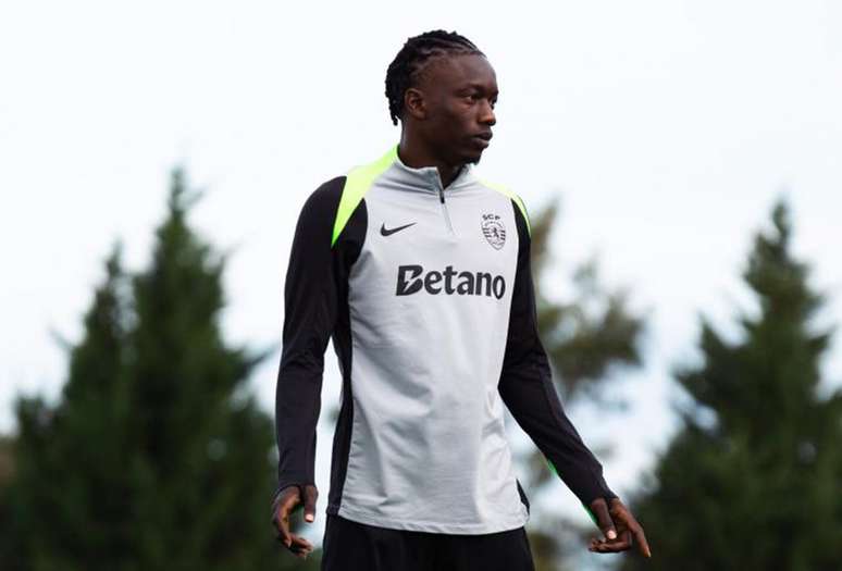 Atividade de prepara&ccedil;&atilde;o do Sporting antes do cl&aacute;ssico &ndash;