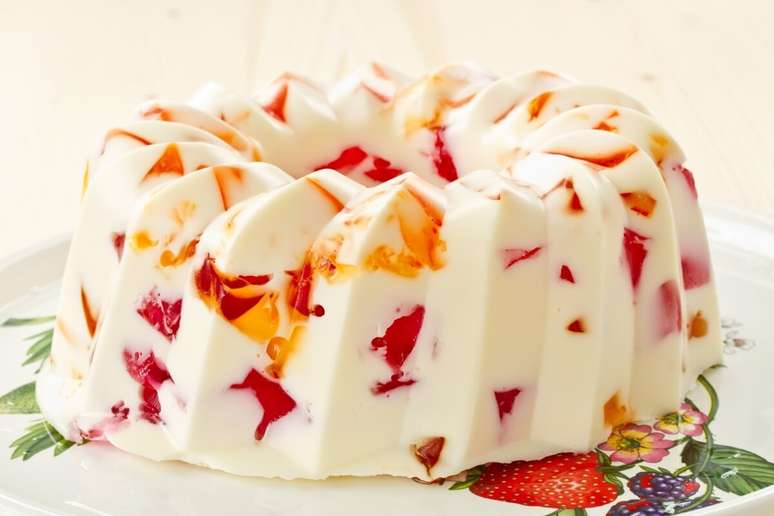 Gelatina mosaico cremosa 