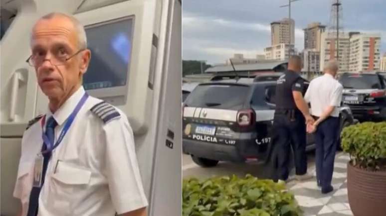Piloto &eacute; preso dentro de avi&atilde;o no aeroporto de Congonhas suspeito de manter rede de abuso sexual infantil. Segundo as investiga&ccedil;&otilde;es, ele levava para mot&eacute;is menores de idade com documento falso. Uma mulher de 55 anos tamb&eacute;m foi presa acusada de aliciar as pr&oacute;prias netas.