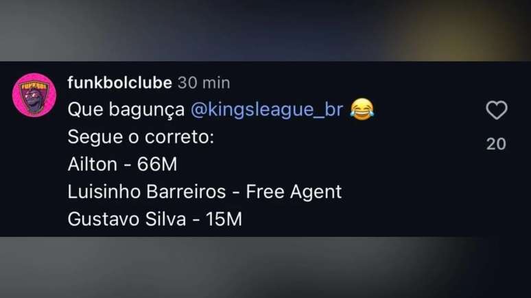 Funkbol reclama de erros no site do Mercato &ndash;