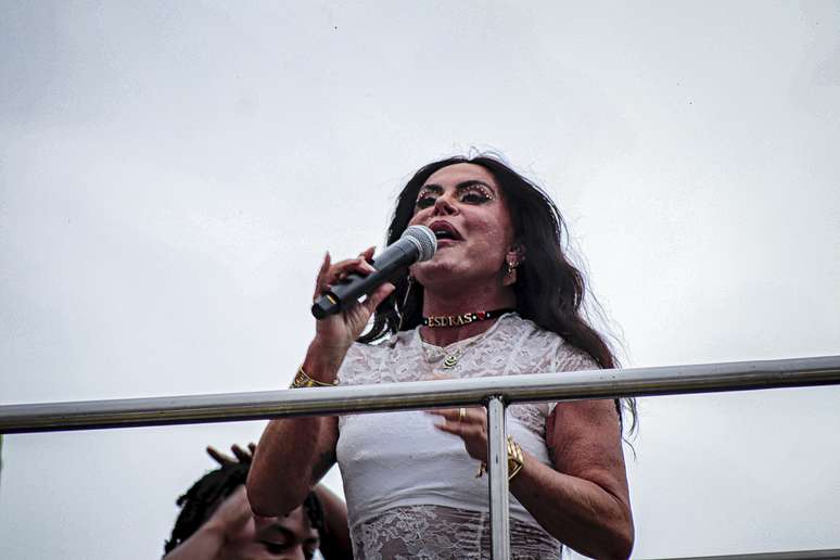 Gretchen no Bloco Modo Surto