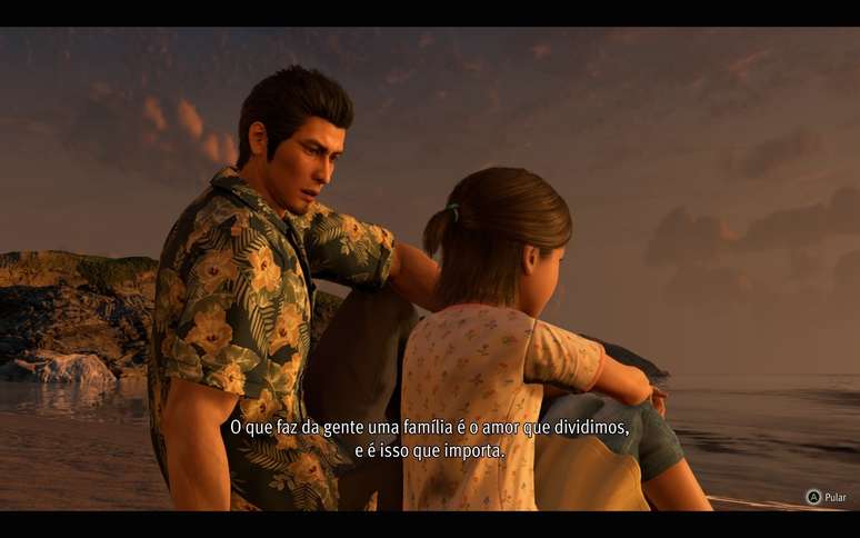 O terceiro jogo mostra o lado mais amoroso do Kiryu por conta do orfanato