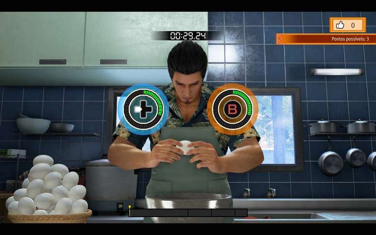 Cozinhar para as crian&ccedil;as envolve uma s&eacute;rie de afazeres, como quebrar ovos e cortar os ingredientes