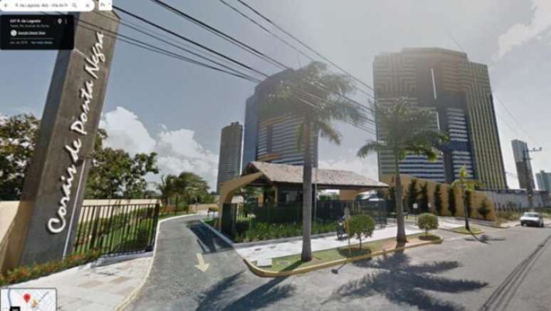 Fachada do apartamento do prefeito em Natal, no bairro Ponta Negra