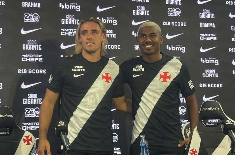 Spinelli e Cuiabano foram apresentados no Vasco &ndash;