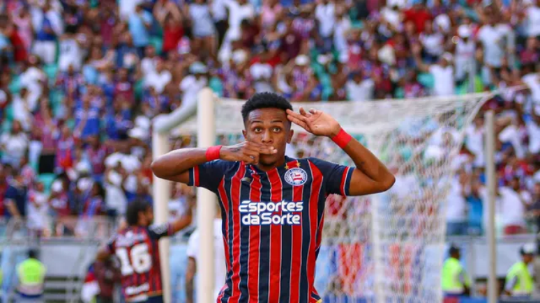 Kayky em campo pelo Bahia &ndash;