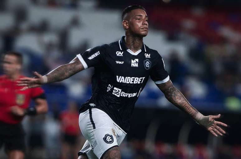 Alef Manga marcou um dos gols do Remo diante do Mirassol &ndash;&nbsp;