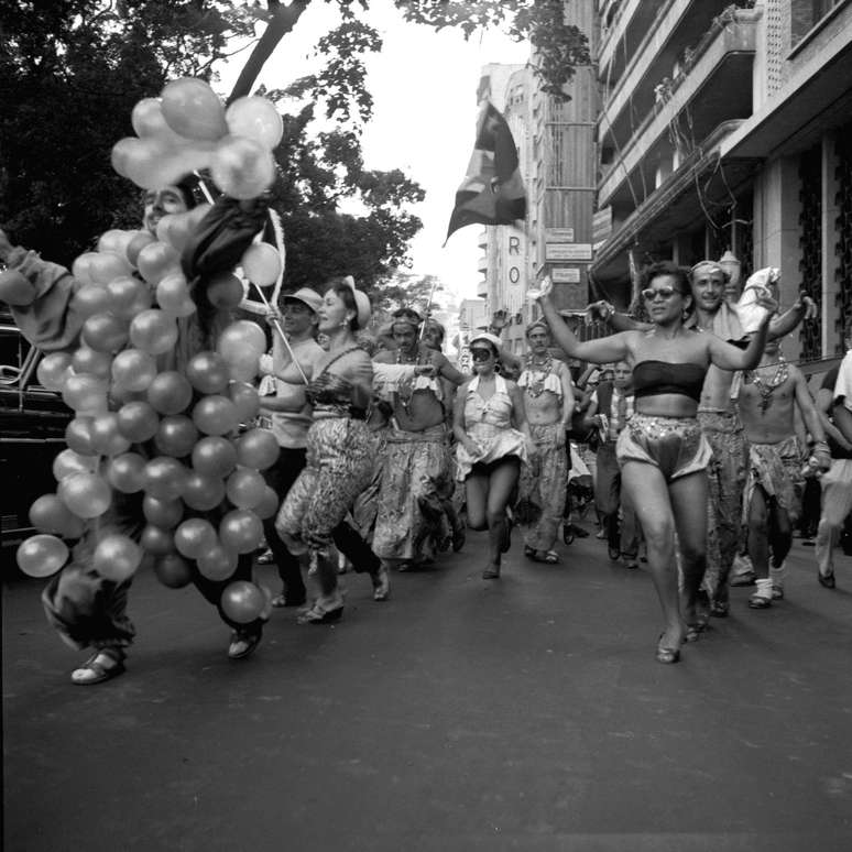 Carnaval de rua do Rio em 1954
