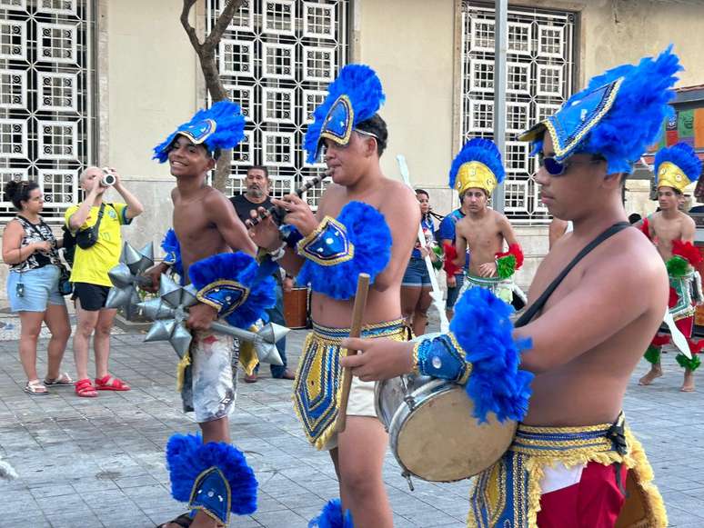 Festa do Caboclinho no carnaval do Recife