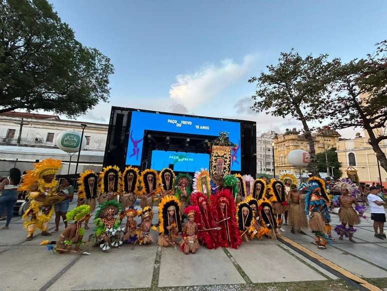 Festa do Caboclinho no carnaval do Recife