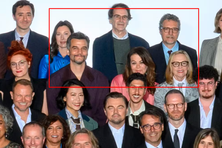 Wagner Moura e Kleber Mendon&ccedil;a em foto para o Oscar 2026