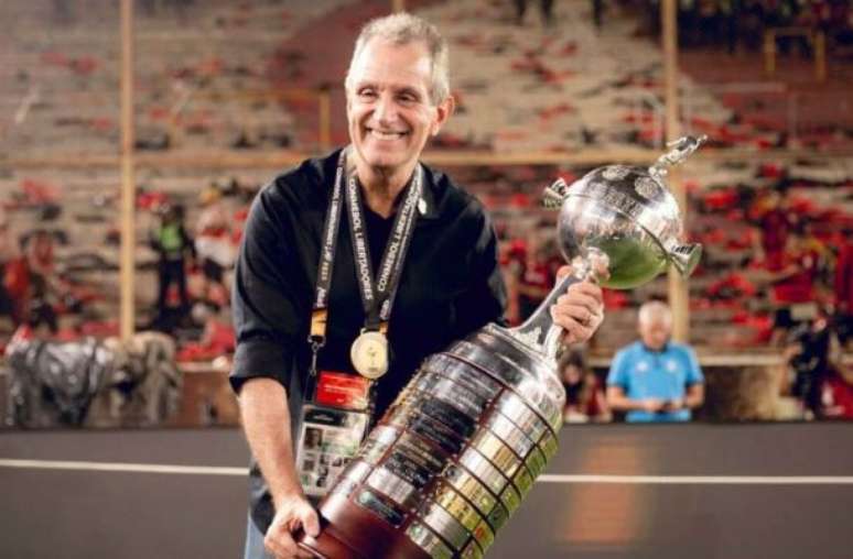 Adriano Fontes / Flamengo - Legenda: Bap diz que se espelha nas pot&ecirc;ncias europeias para comandar o Flamengo