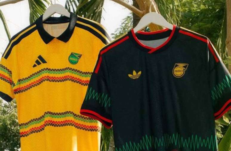 Divulga&ccedil;&atilde;o/Adidas - Legenda: Jamaica vai estrear os novos uniformes na repescagem para a Copa do Mundo