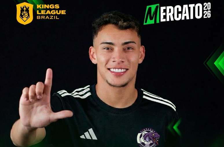 Nicollas protagonizou uma novela no Mercato da Kings League Brasil &ndash;
