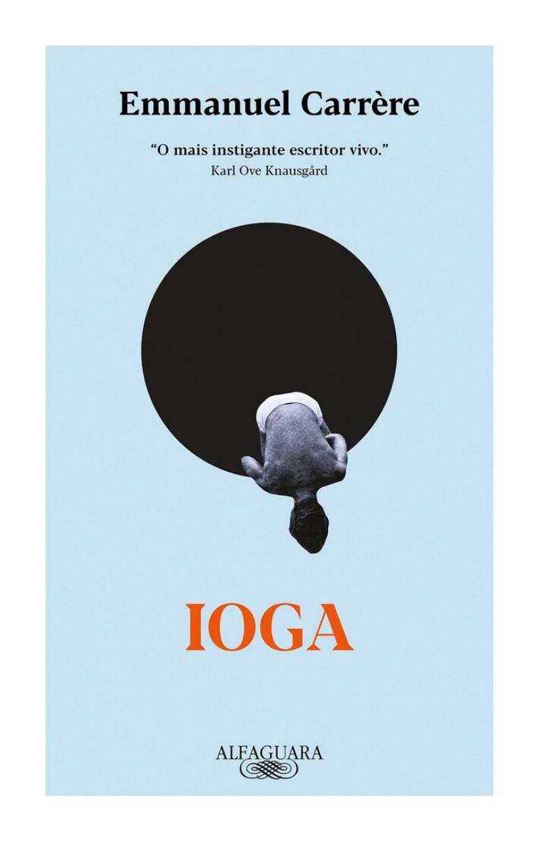 Capa do livro 'Ioga', de Emmanuel Carr&egrave;re
