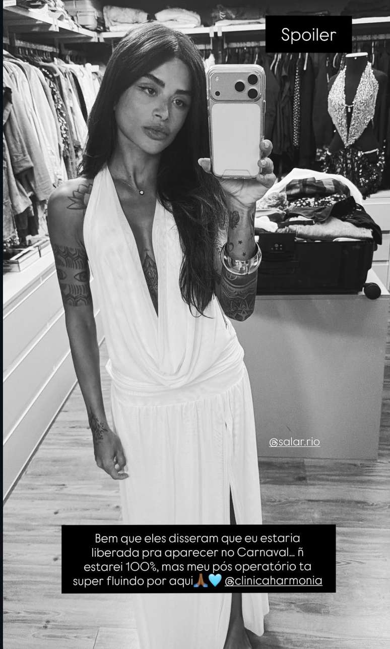 Aline Campos fez postagem nesta sexta-feira, 13