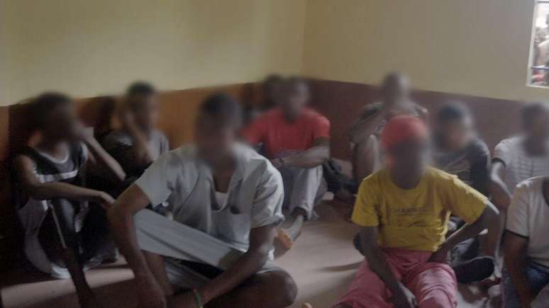 A maioria dos jovens encontrados na casa de Makeni durante a batida policial era da Guin&eacute;