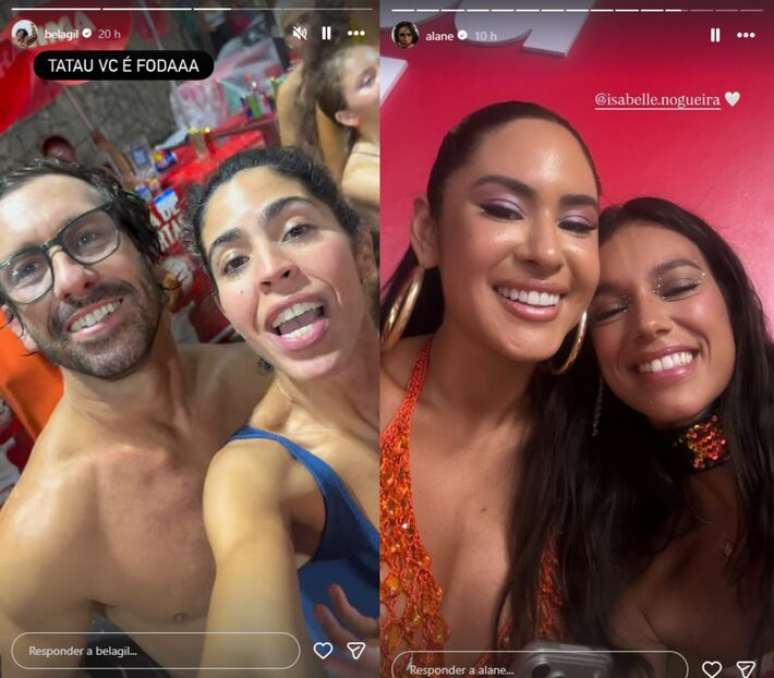 Famosas curtiram a folia no circuito Barra/Ondina, em Salvador