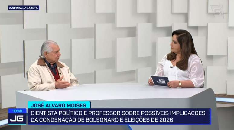 Na TV Gazeta, Mois&eacute;s participou de programas com Denise Campos de Toledo