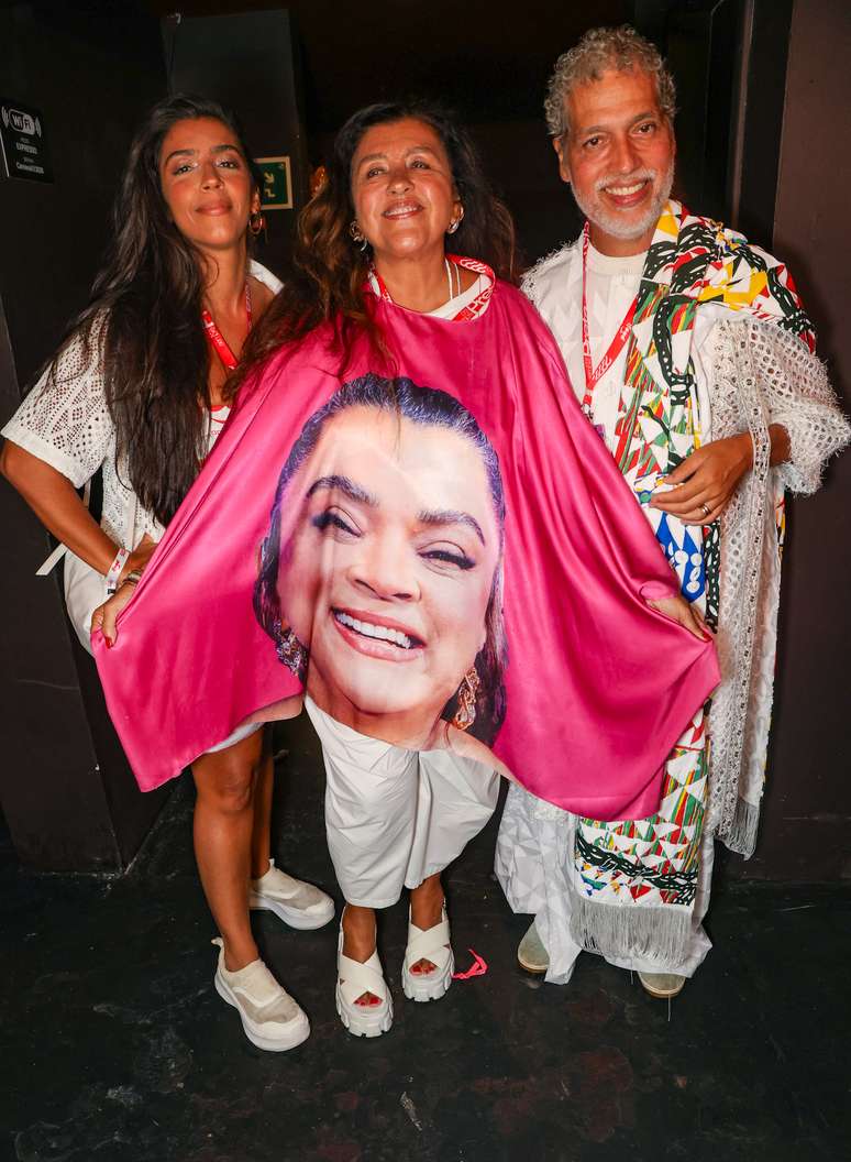 Regina Casé, Estevão Ciavatta e Benedita Casé Zerbini