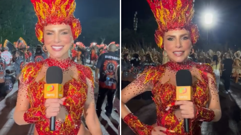 Erika Schneider revela refei&ccedil;&atilde;o nada convencional antes de desfile: &lsquo;Dois hamb&uacute;rgueres e banana&rsquo;