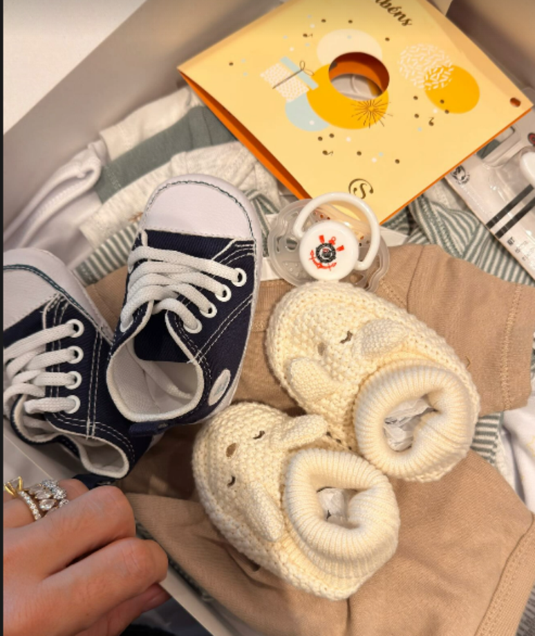 Presentes comprados para o beb&ecirc;