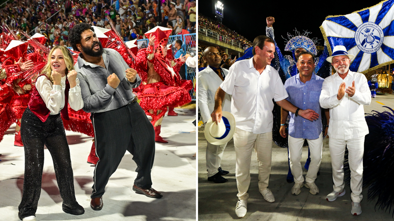 Famosos desfilam pela Acad&ecirc;micos de Niter&oacute;i