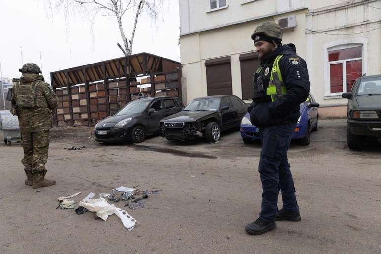 Drone Molniya usado em ataque a Kharkiv, no leste da Ucr&acirc;nia