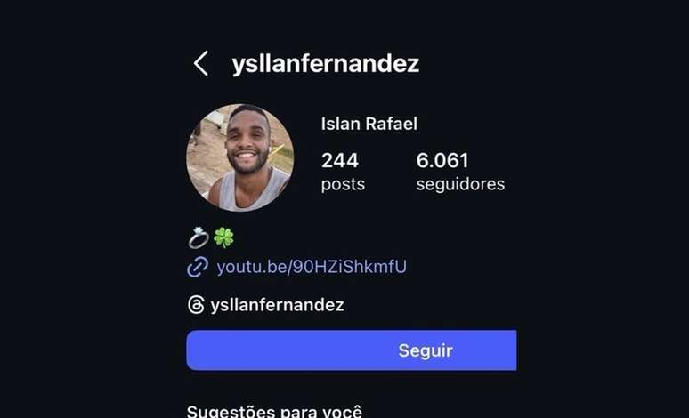 Zagueiro tem conta derrubada no Instagram &ndash;