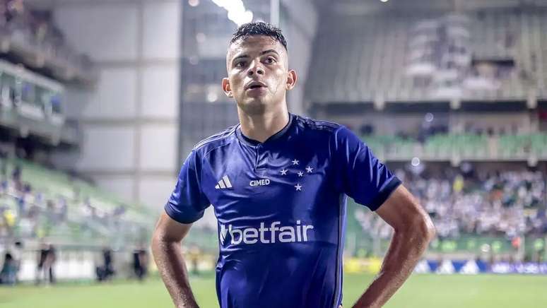 Bruno Rodrigues pelo Cruzeiro em 2023 &ndash; Fotos : Staff images / Cruzeiro