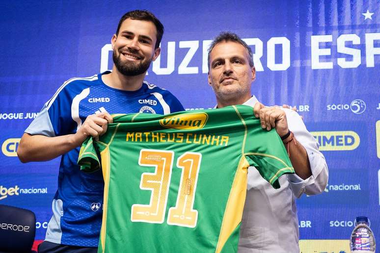 Matheus Cunha usar&aacute; a camisa 31 no Cruzeiro &ndash;
