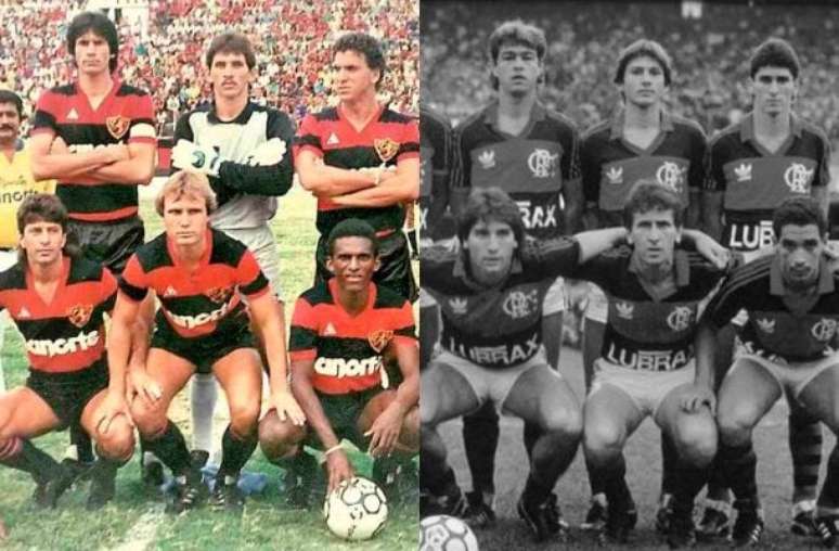 Divulga&ccedil;&atilde;o / Sport e Arquivo / Flamengo - Legenda: Sport e Flamengo disputam na Justi&ccedil;a o t&iacute;tulo do Campeonato Brasileiro de 1987