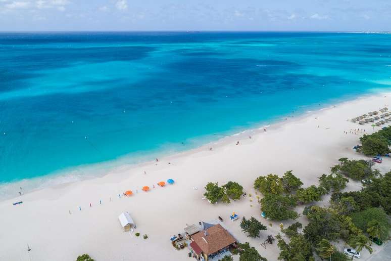 Eagle Beach, em Palmeira, Aruba